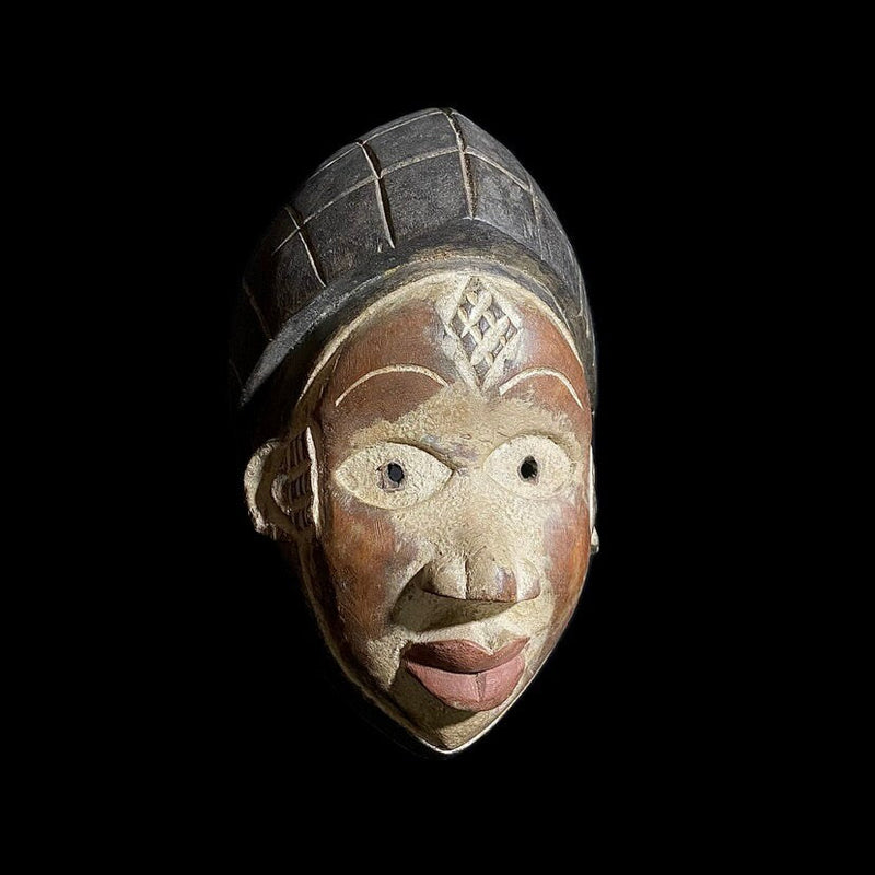 African Mask Wall Art Old Puno Mask Okuyi Mukudji Society