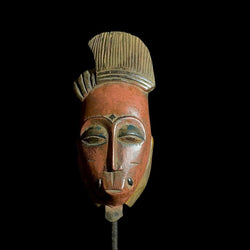 African Mask Wall Decor Guro Mask Wood Carved Décor -8595 -