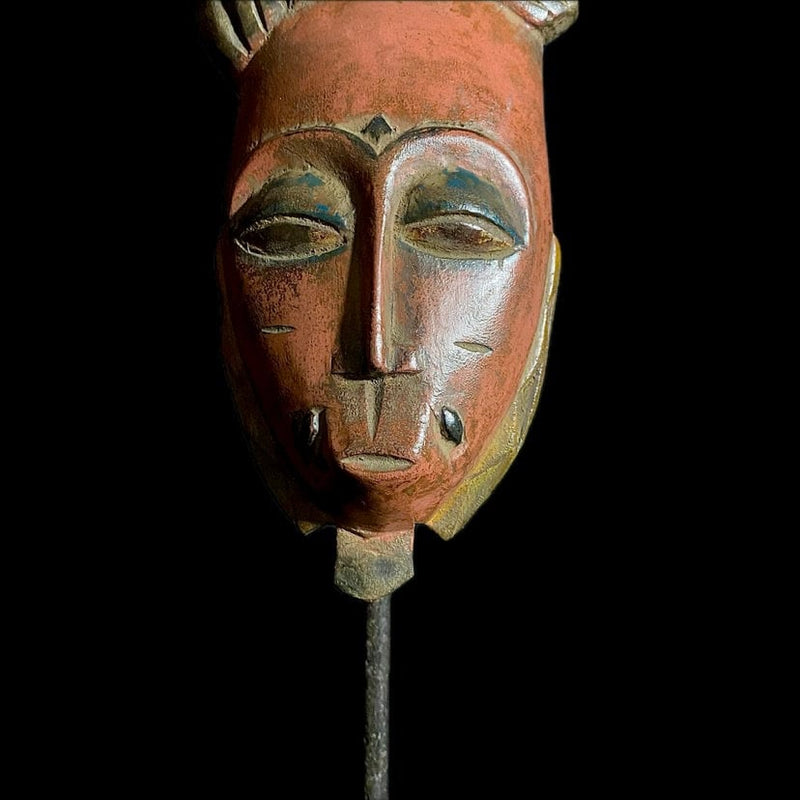 African Mask Wall Decor Guro Mask Wood Carved Décor -8595 -