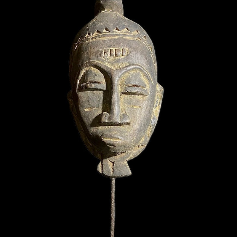 African Masks Antiques Tribal Face Vintage Carved Wood