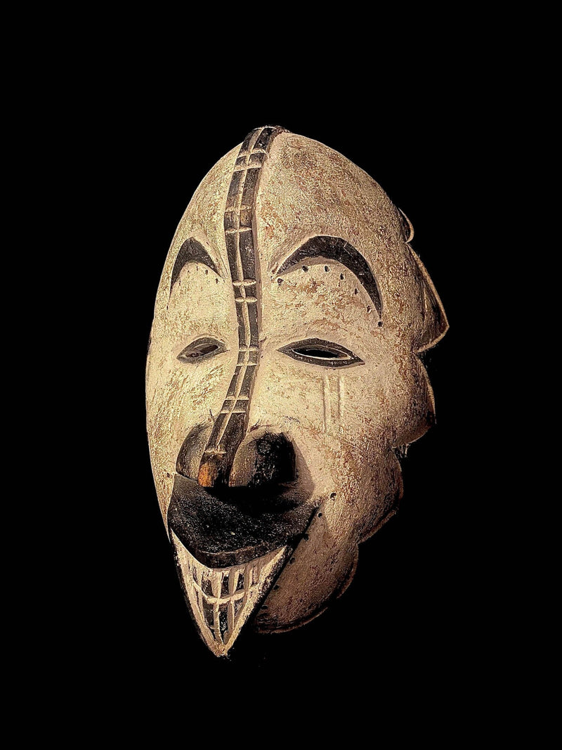 African Face Mask African Tribal Art Wooden Mwo Mask Wood