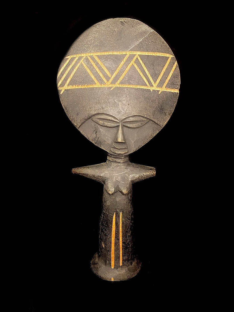 african sculpture hand carved Akuaba fertility doll tribe