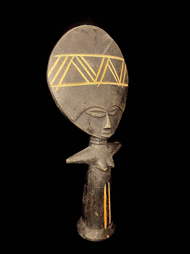 african sculpture hand carved Akuaba fertility doll tribe