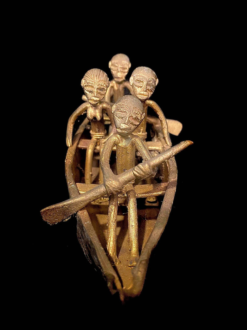 African sculptures As Tribal figure Handmade African Brass