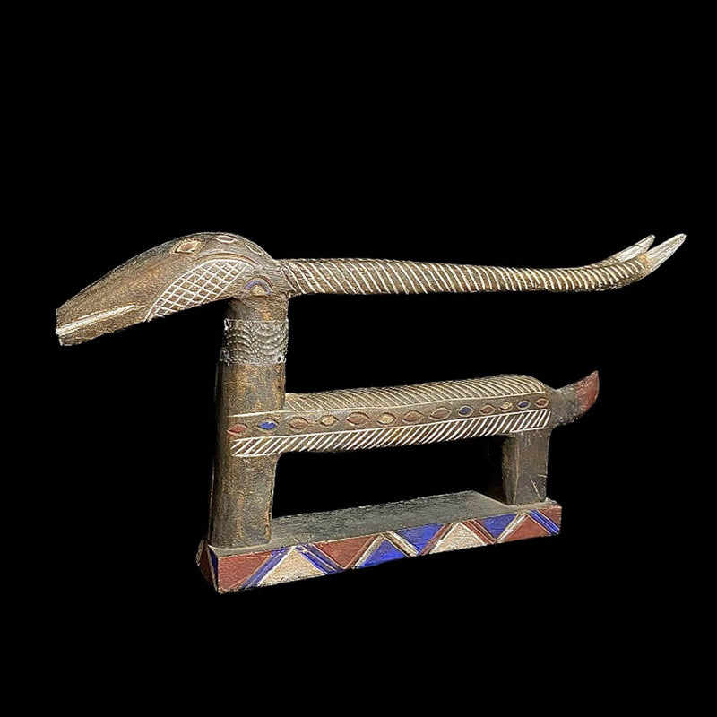 African Statue Antelope-Headdress chi-wara Carving Sculpture
