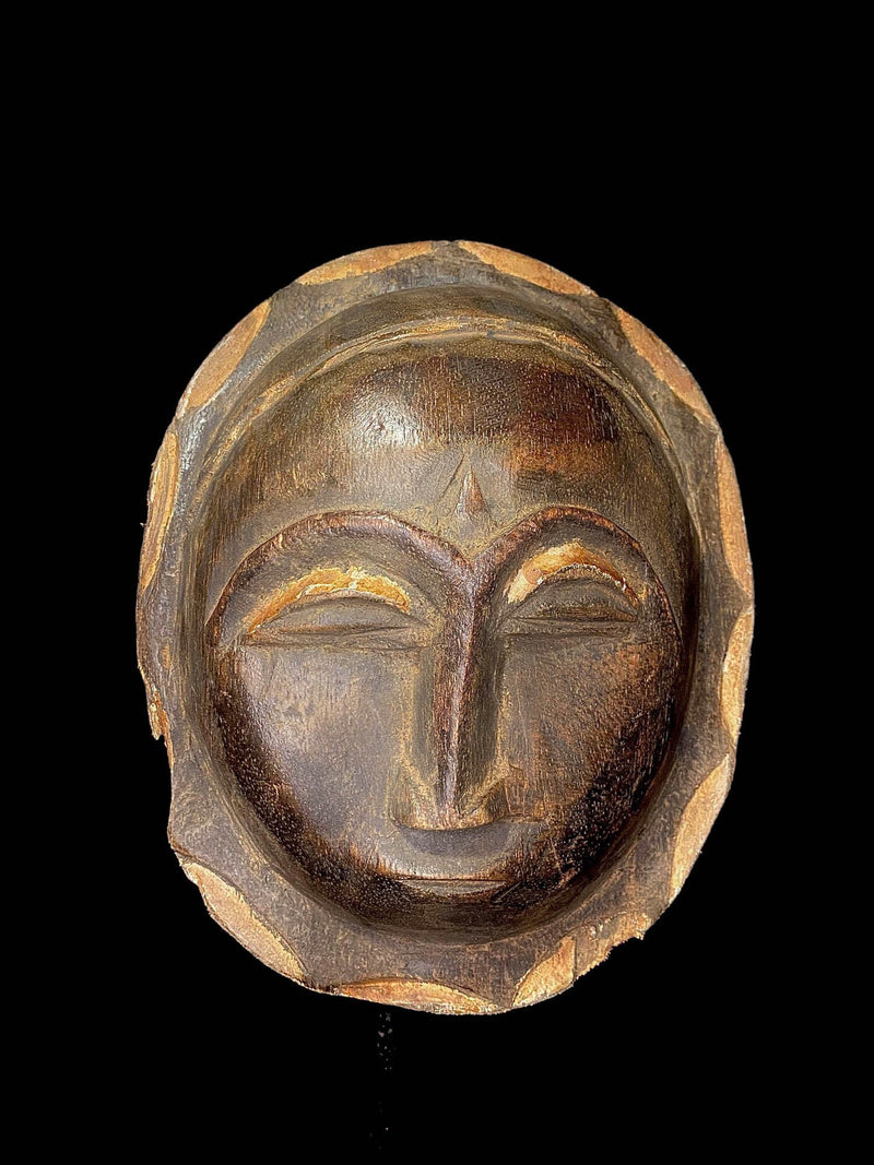 African Sun Mask Sculpture Mid Century Vintage Mcm Baule