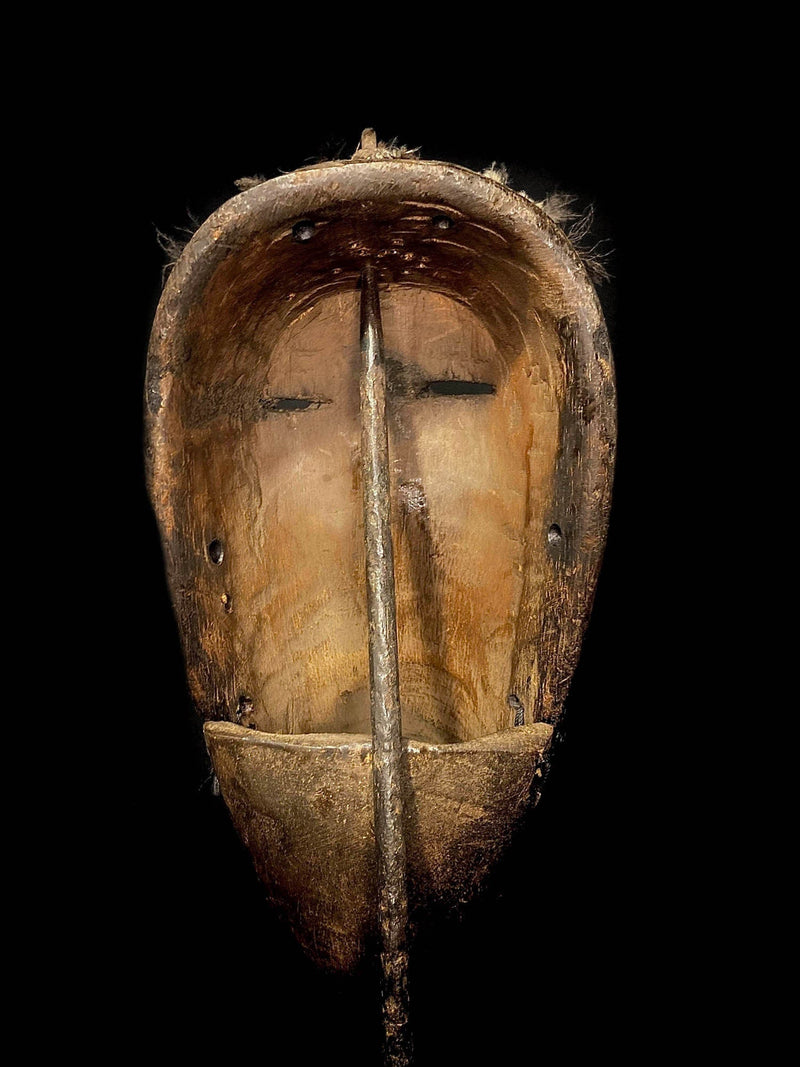 African Tribal Face Mask upholstery nails Dan Kran Peoples