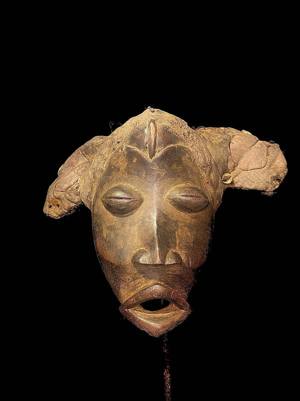 African Tribal Face Mask Wood Hand Carved Wall mask wood Dan