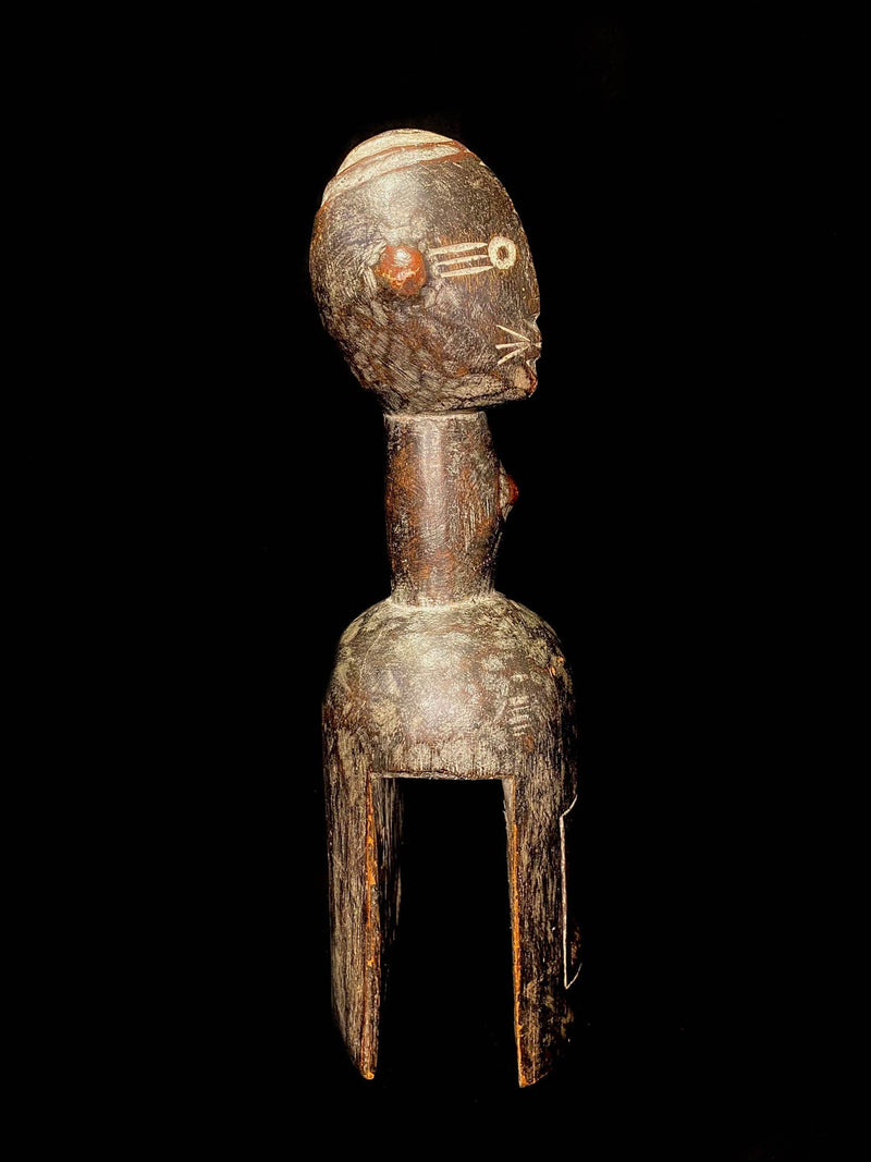 African Tribal figurine Wood Hand Carved figurine Art Igbo