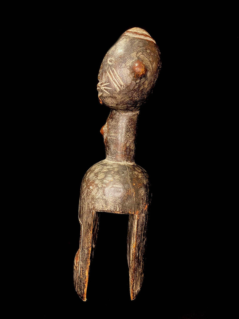 African Tribal figurine Wood Hand Carved figurine Art Igbo