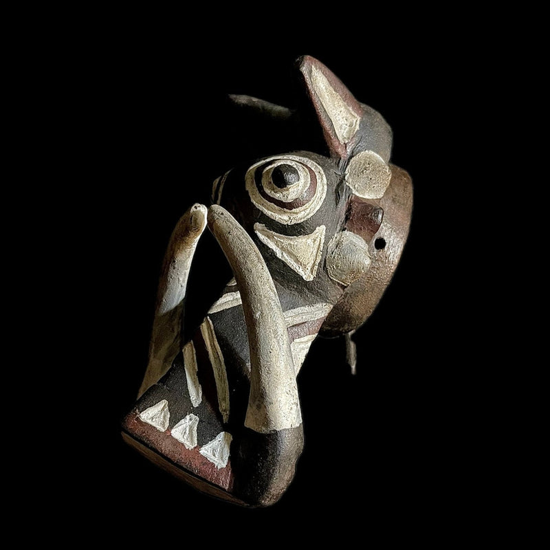 African wood carving mask tribal mask vintage BOBO Bwa