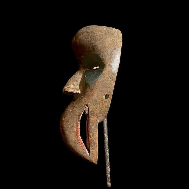 African Wooden Hand Carved Vintage Wall Mask tribal african
