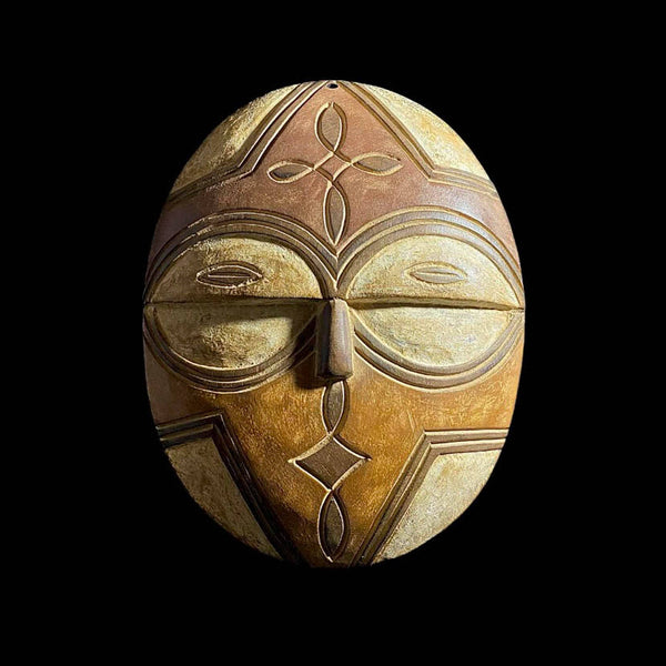African Wooden Mask The Teke People The Congo Vintage Wall