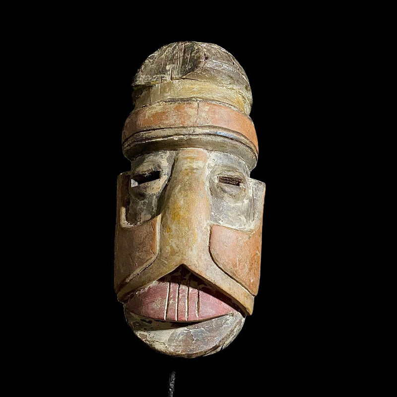 antique african mask Traditional vintage art tribal one