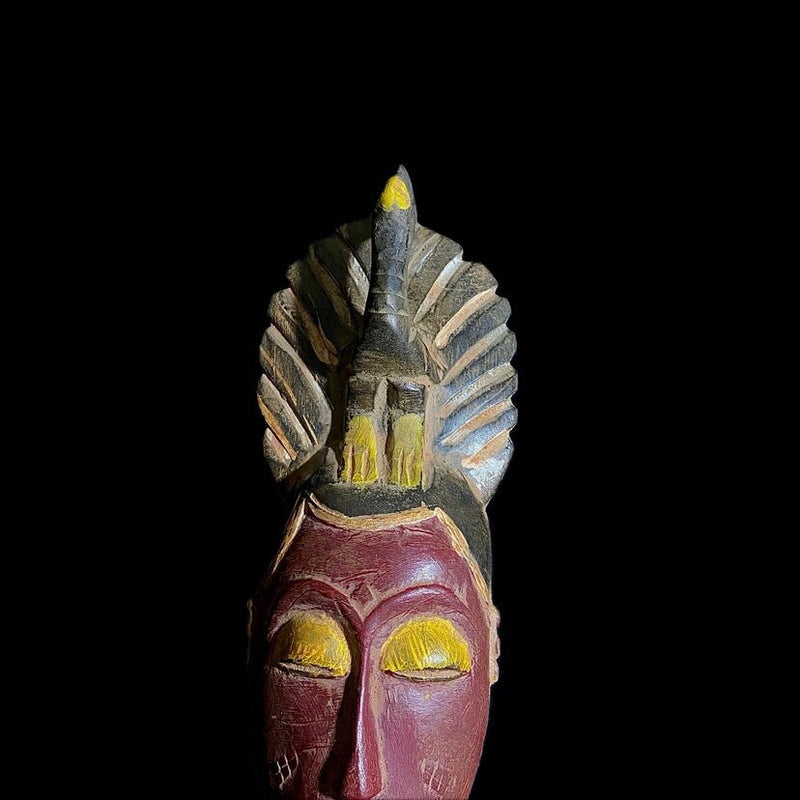 antique wall african mask Traditional tribal one piece Home