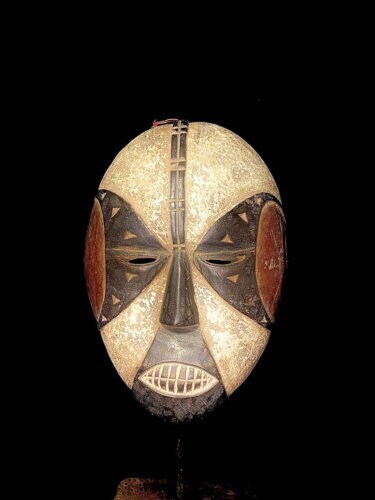 antique wall african mask Tribal Face masks Wood Hand Carved