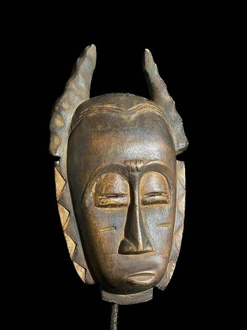 Baule african mask Traditional vintage art tribal one piece