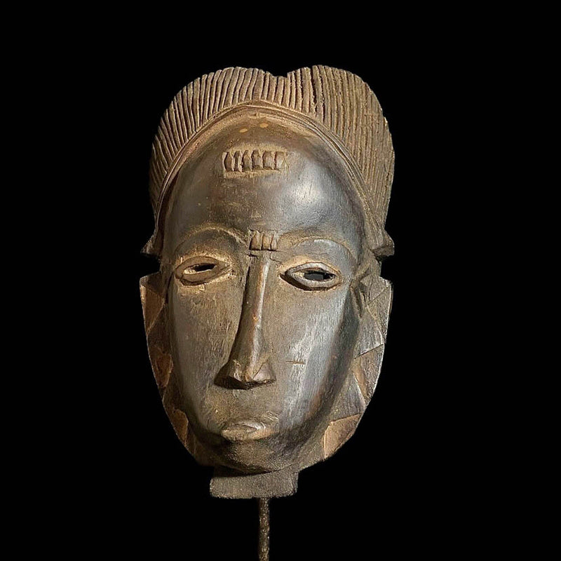 Baule Antique African Masks Tribal Face Mask Wood Hand