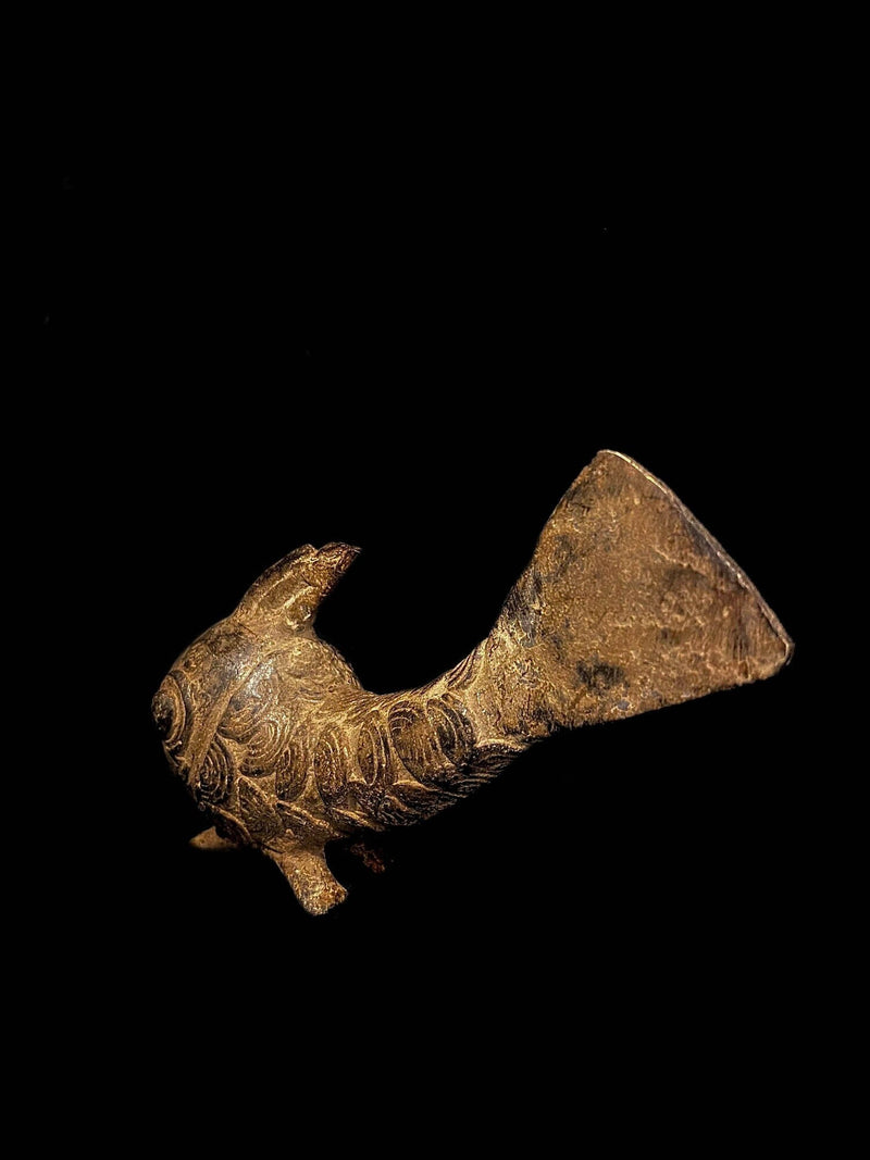 Brass African Figurine African tribal primitive -4980 -