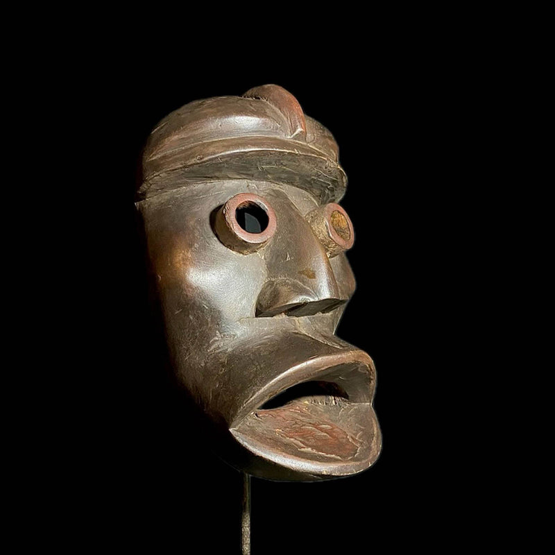 Dan Kran African Mask Tribal Face Mask Wood Hand Carved Wall