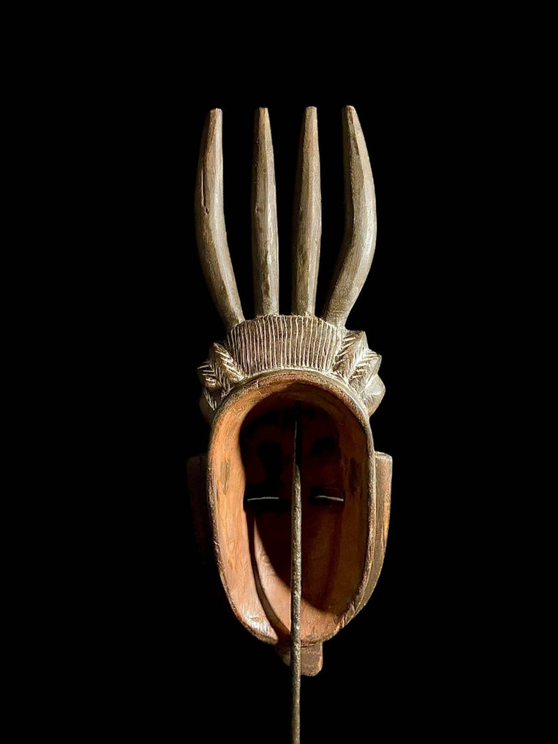 Guro African Masks Antiques Tribal Face Vintage Carved Wood