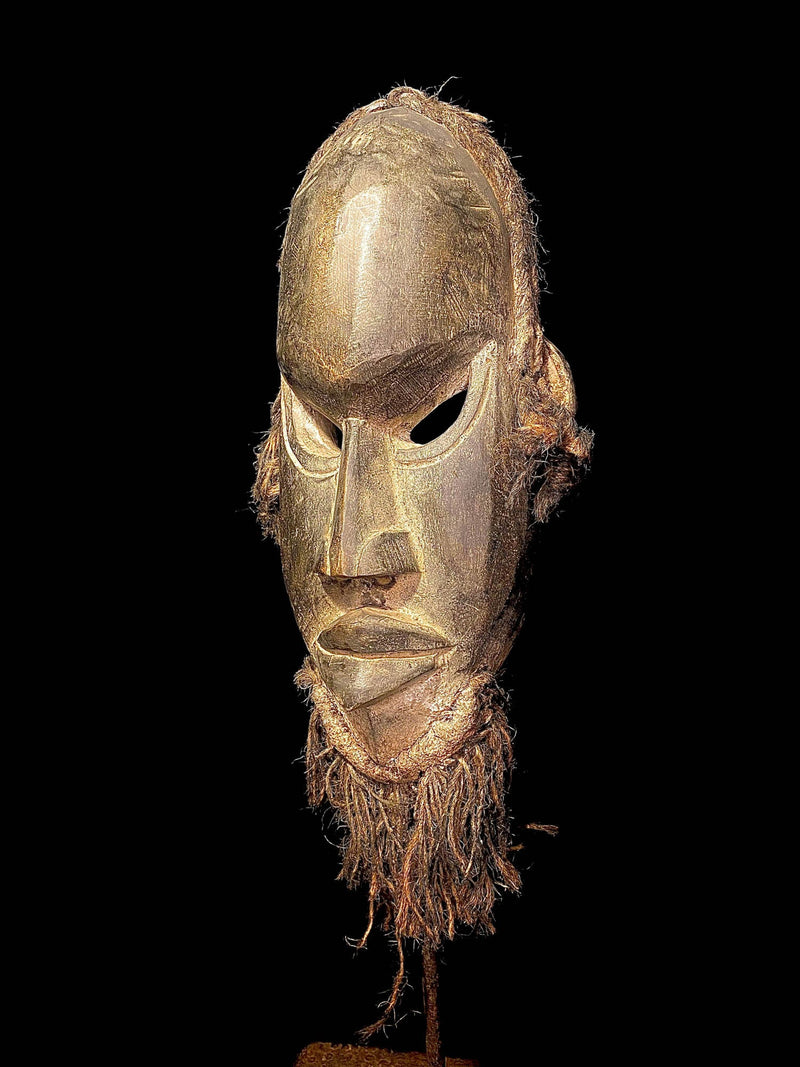 African mask African art Dan Gunye ge Authentic Authentic Antique Hand Carved African-1842