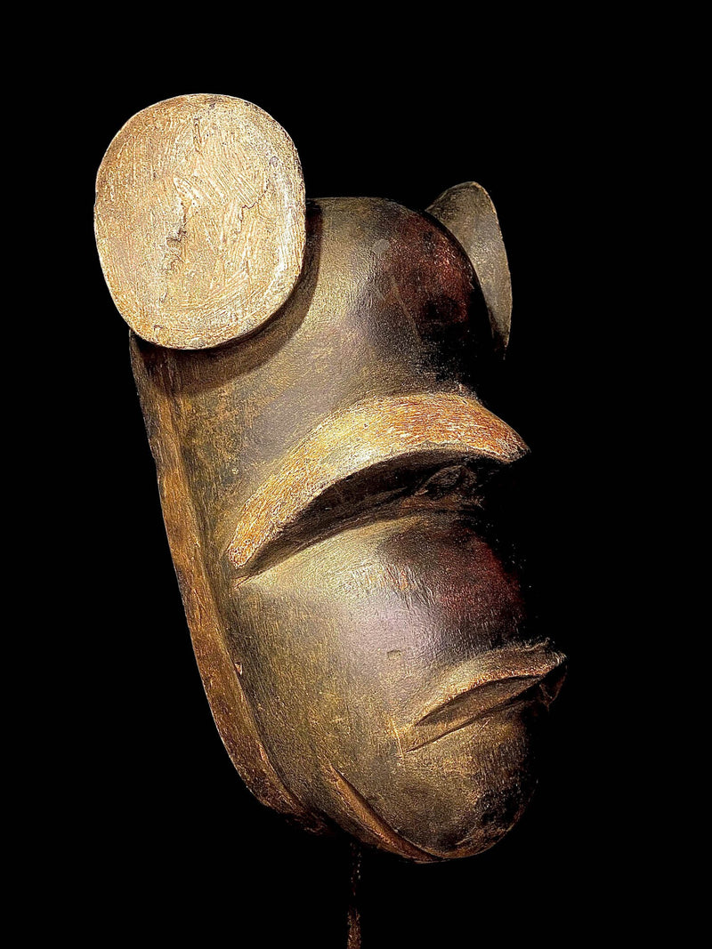 African mask Hand Carved Tribal Mask African mask Vintage African A Guro monkey mask- 1955