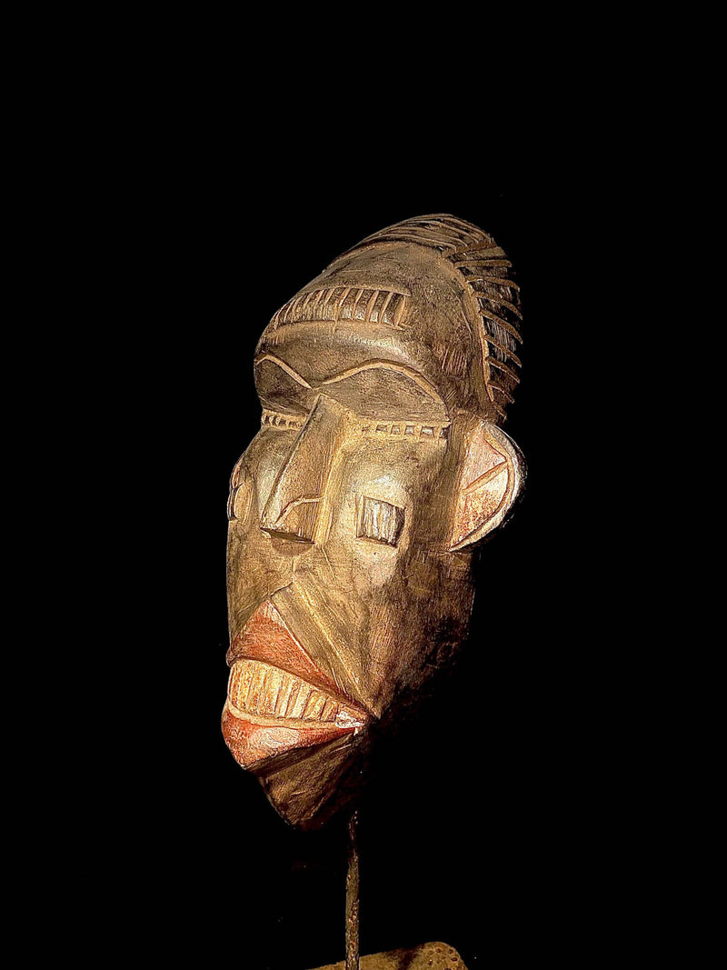 African mask Hand Carved Wall dan kran coast , 2044