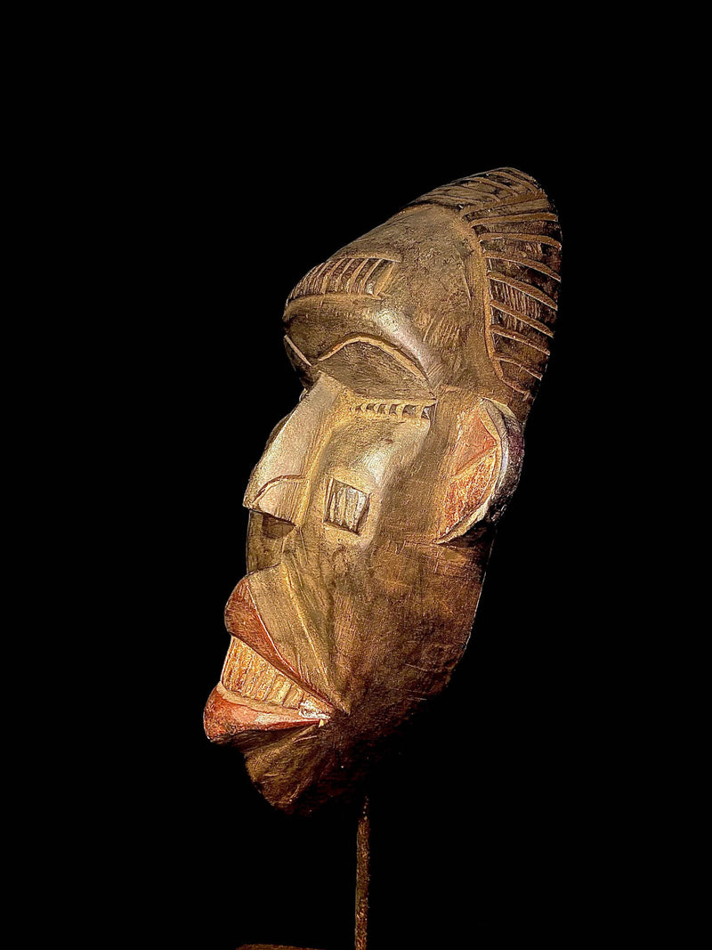 African mask Hand Carved Wall dan kran coast , 2044