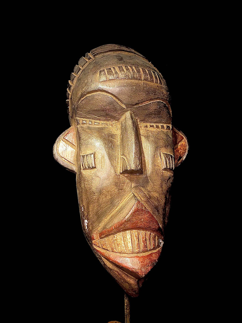 African mask Hand Carved Wall dan kran coast , 2044