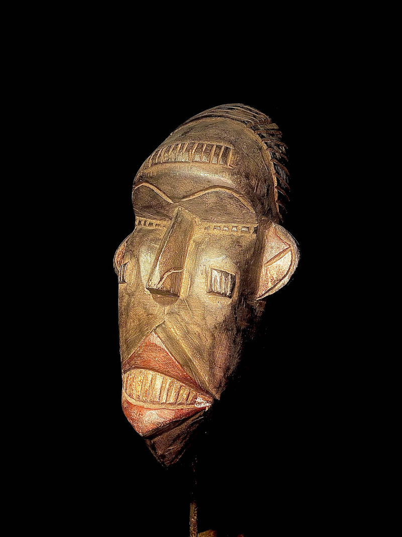 African mask Hand Carved Wall dan kran coast , 2044