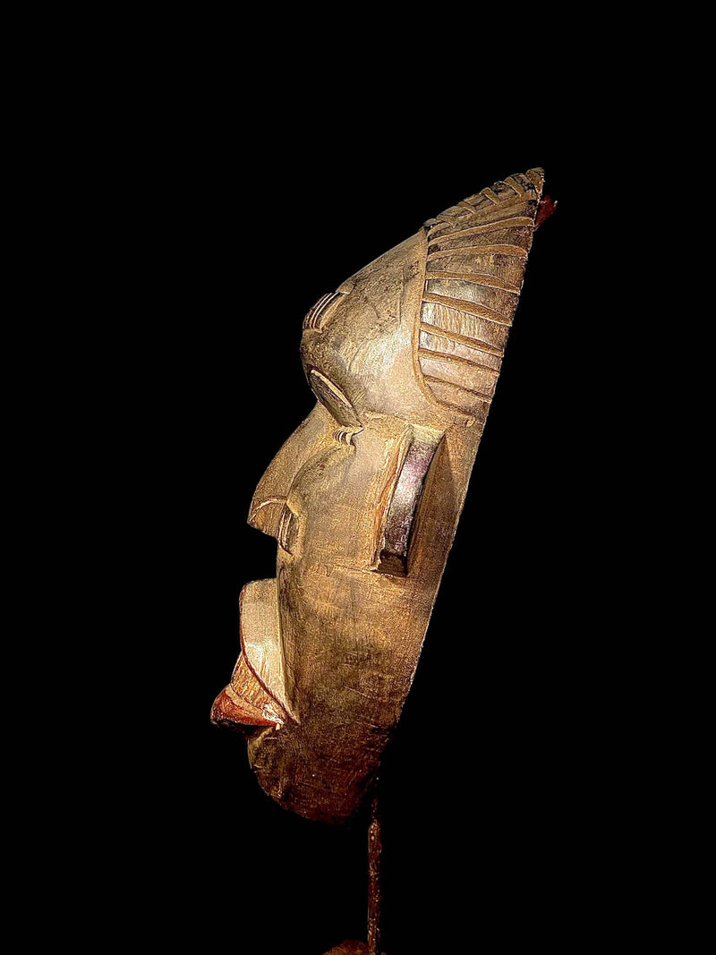 African mask Hand Carved Wall dan kran coast , 2044