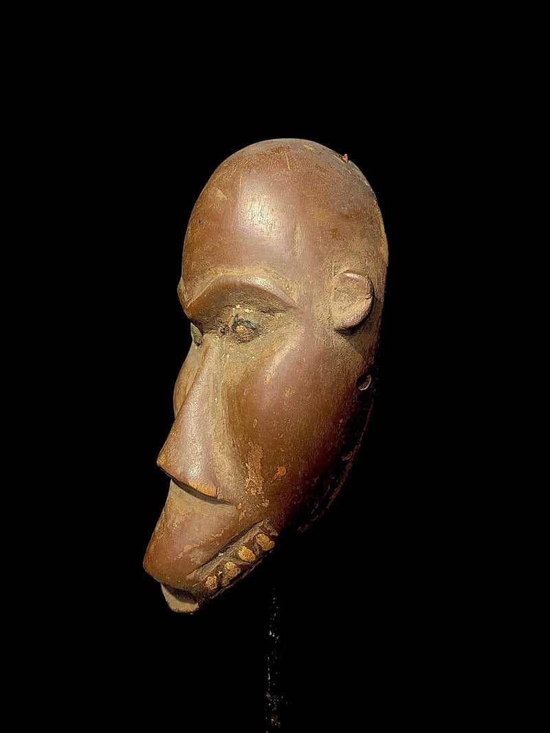 African mask AFRICAN Vintage Hand Carved DAN Masks Society Congo African- 3202