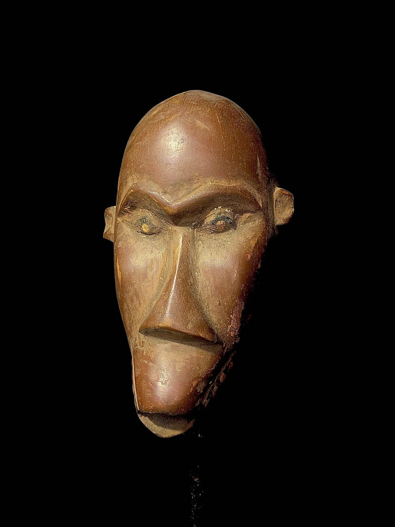 African mask AFRICAN Vintage Hand Carved DAN Masks Society Congo African- 3202