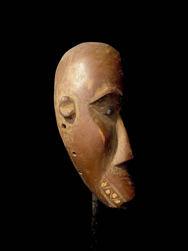 African mask AFRICAN Vintage Hand Carved DAN Masks Society Congo African- 3202