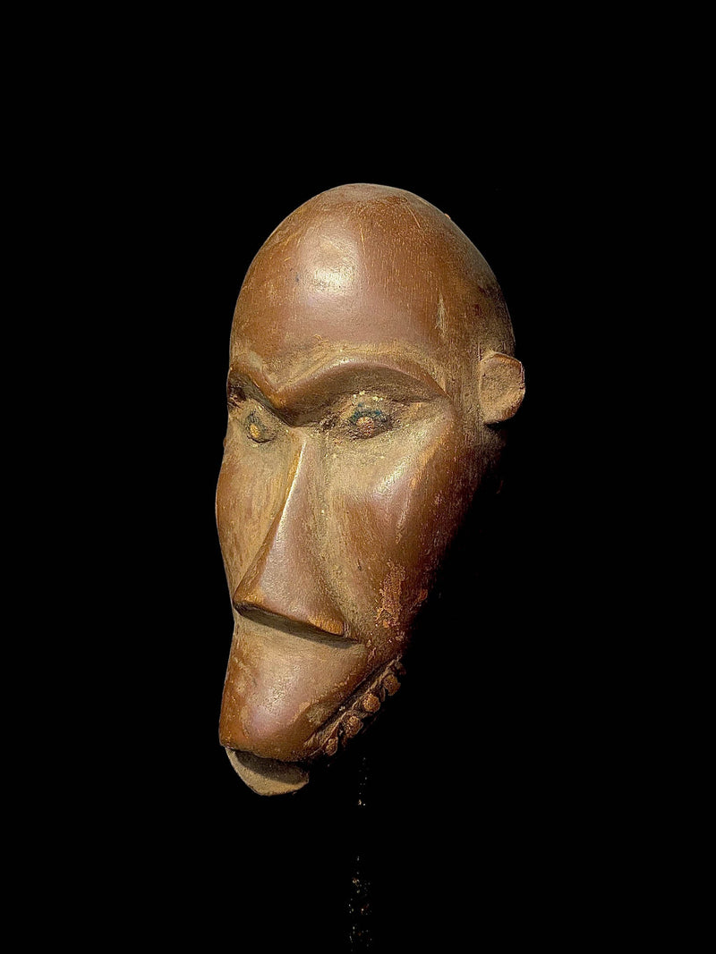 African mask AFRICAN Vintage Hand Carved DAN Masks Society Congo African- 3202