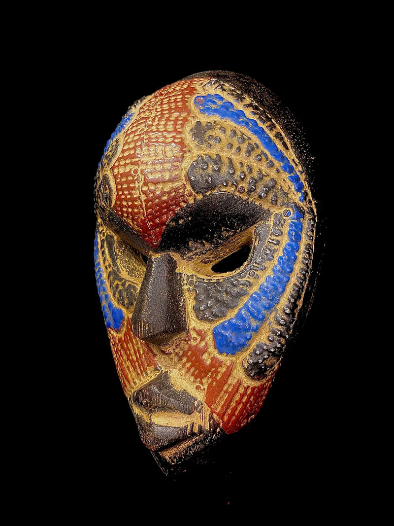 African mask large African mask Original African Mask Handcrafted In Ghana, 'noble Knigh-4288