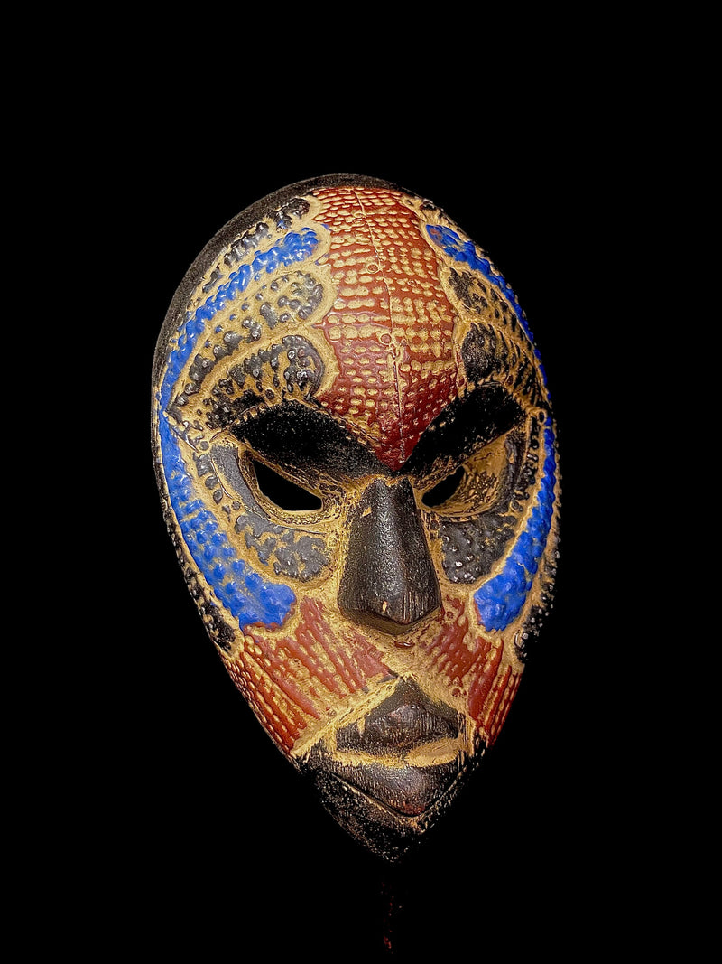 African mask large African mask Original African Mask Handcrafted In Ghana, 'noble Knigh-4288