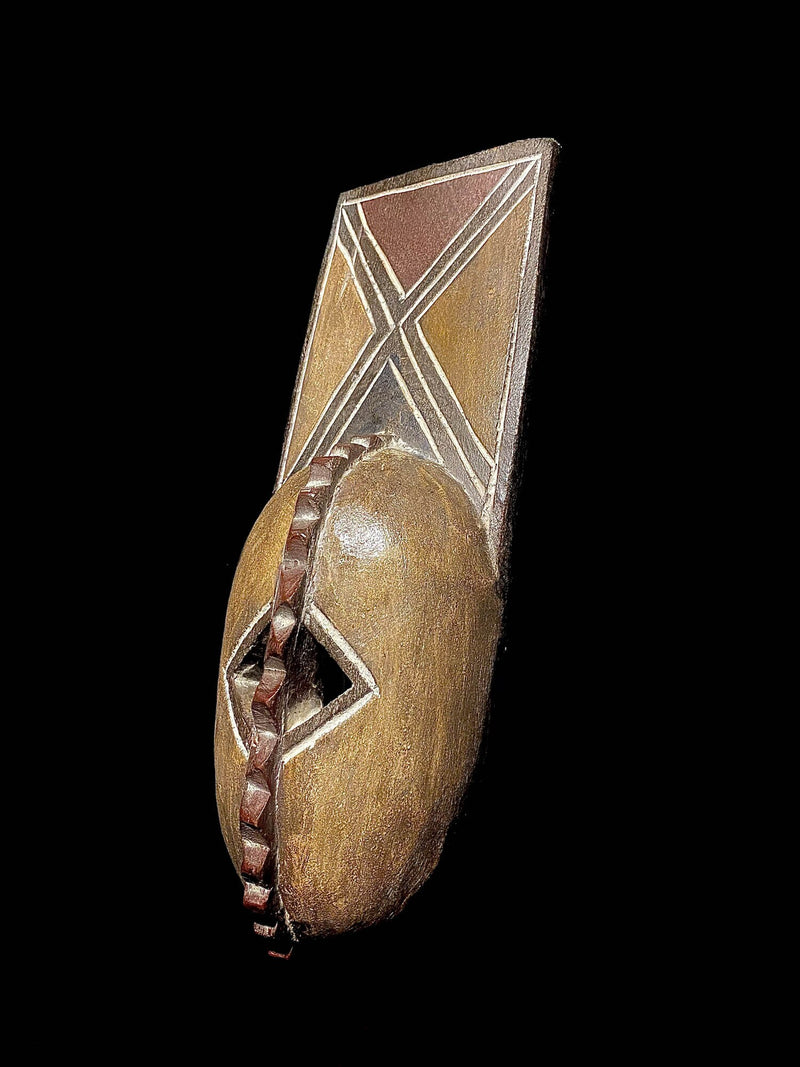 African masks antiques tribal Face vintage Bobo Buni Plank masks Burkina -4208