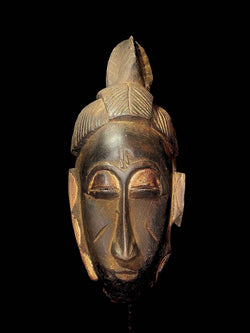 African mask African Art Home Decor carved wooden mask Guro Coast Painted Mask-4452