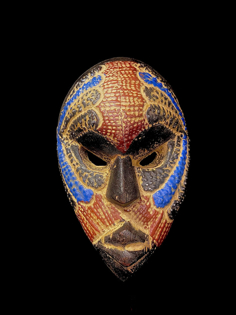 African mask large African mask Original African Mask Handcrafted In Ghana, 'noble Knigh-4288