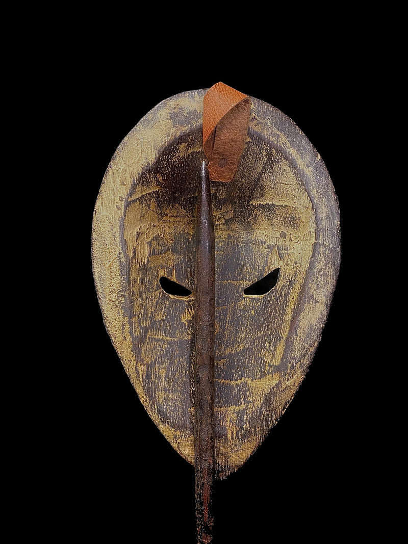 African mask large African mask Original African Mask Handcrafted In Ghana, 'noble Knigh-4288