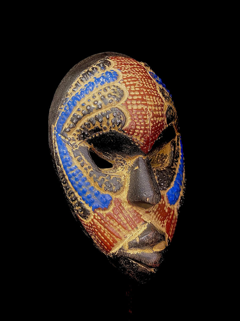 African mask large African mask Original African Mask Handcrafted In Ghana, 'noble Knigh-4288