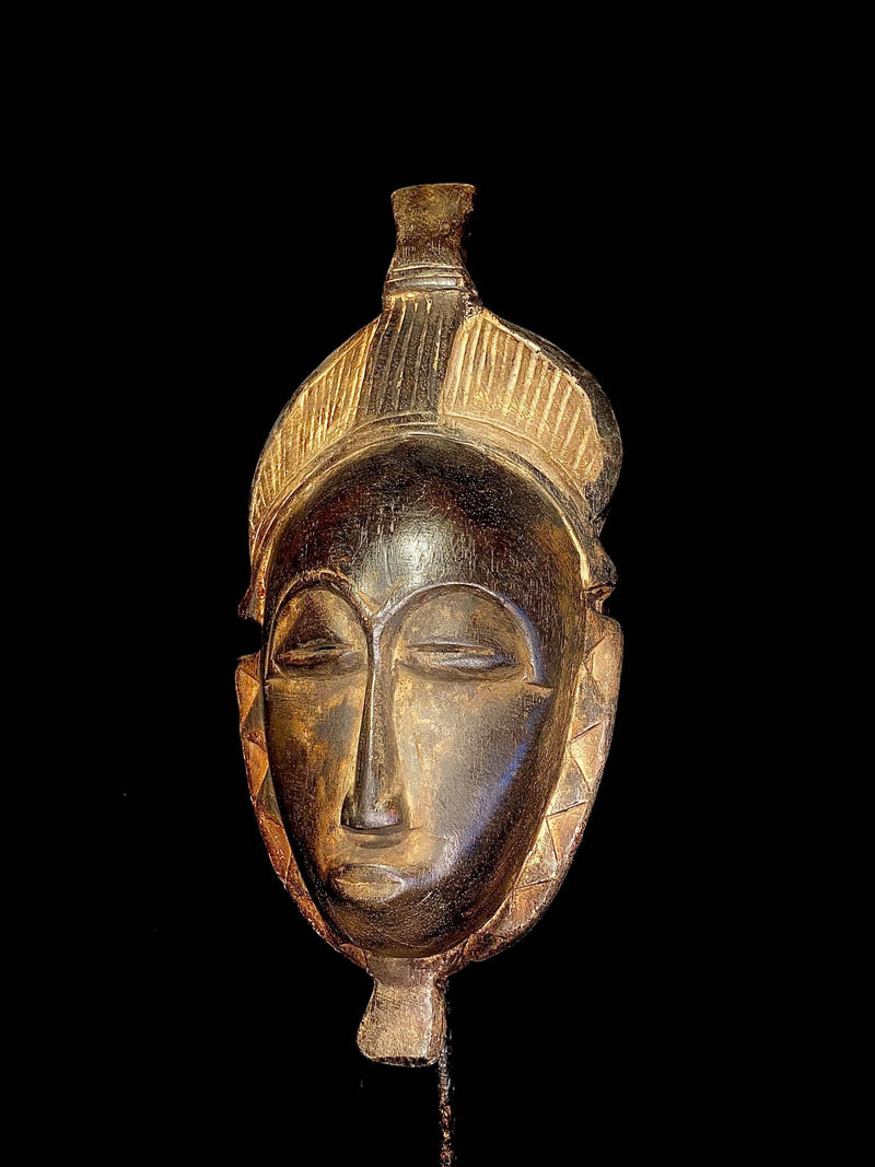 African mask African Wooden Hand Carved Vintage Wall Mask Mask A Guro Mask- 4397