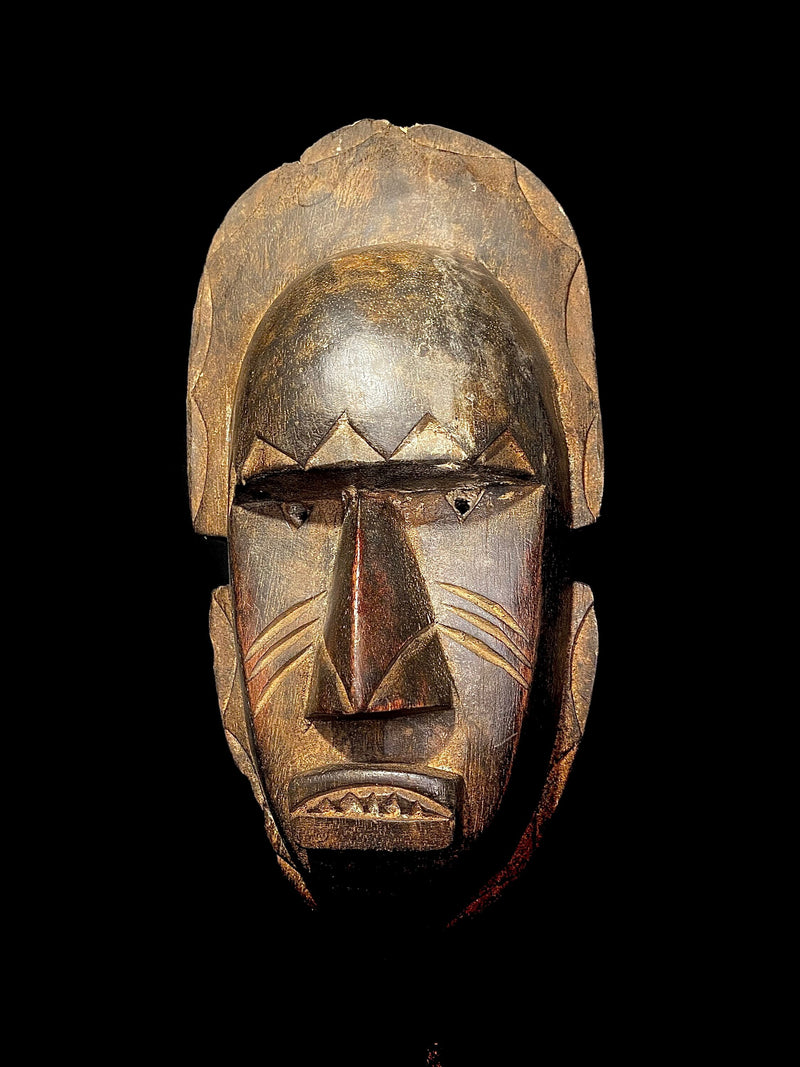 African mask African Tribal Face Mask Wood Hand Carved Wall Hanging Mask Guro Mask-4439