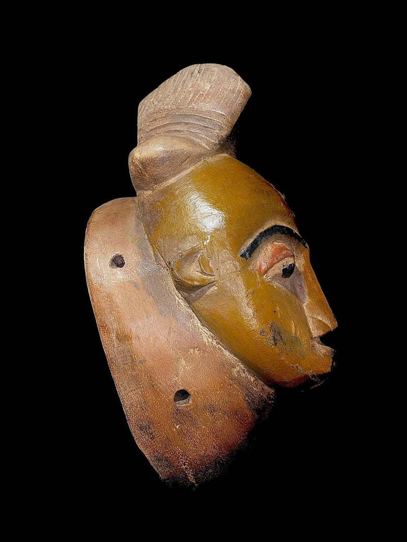 African mask African Wooden Hand Carved Vintage Wall Mask Guro Gu Mask mask-4467