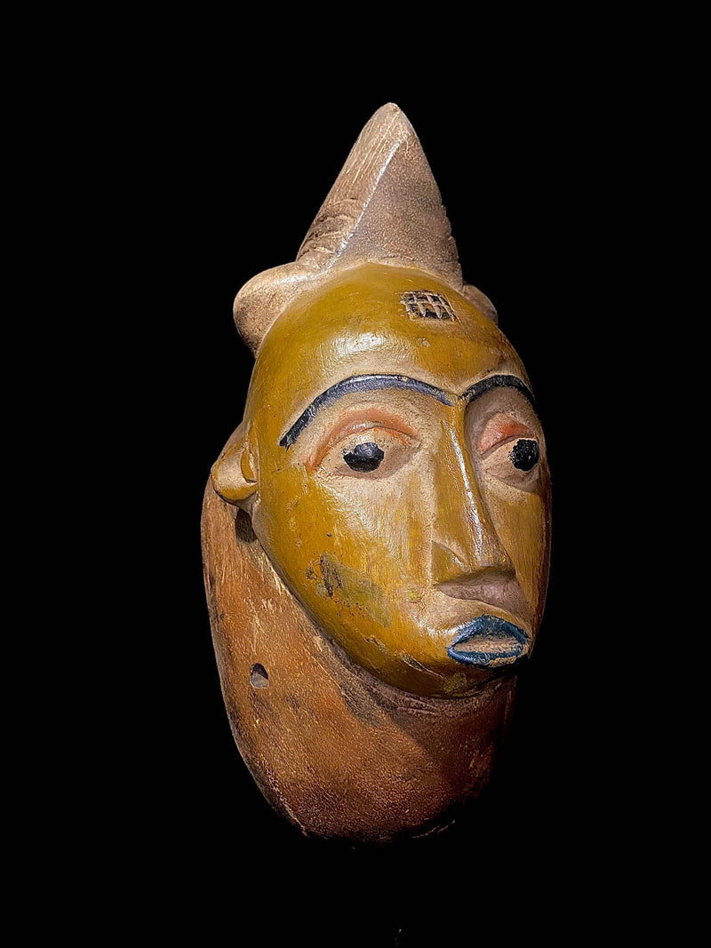 African mask African Wooden Hand Carved Vintage Wall Mask Guro Gu Mask mask-4467