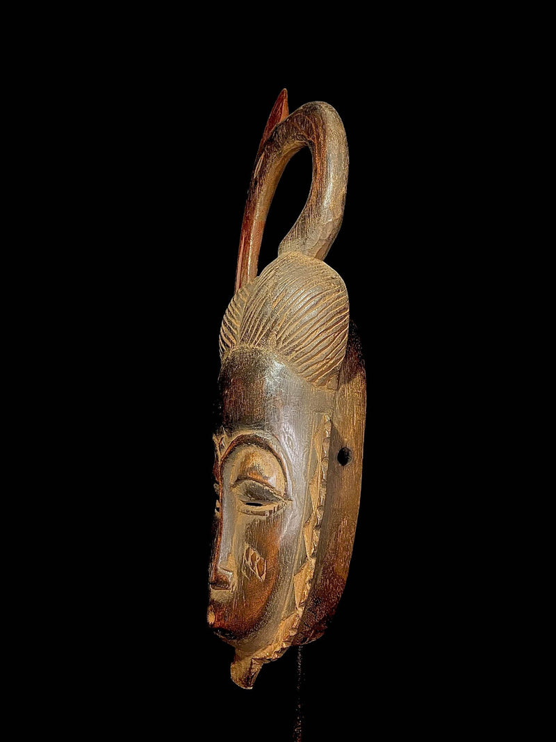 African mask AFRICAN Vintage Hand Carved Antique tribal african masks Guro Mask-4493