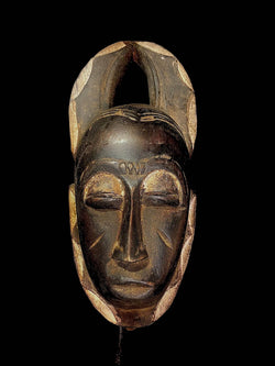 African mask Baule Tribe Passport Mask Mali-4575