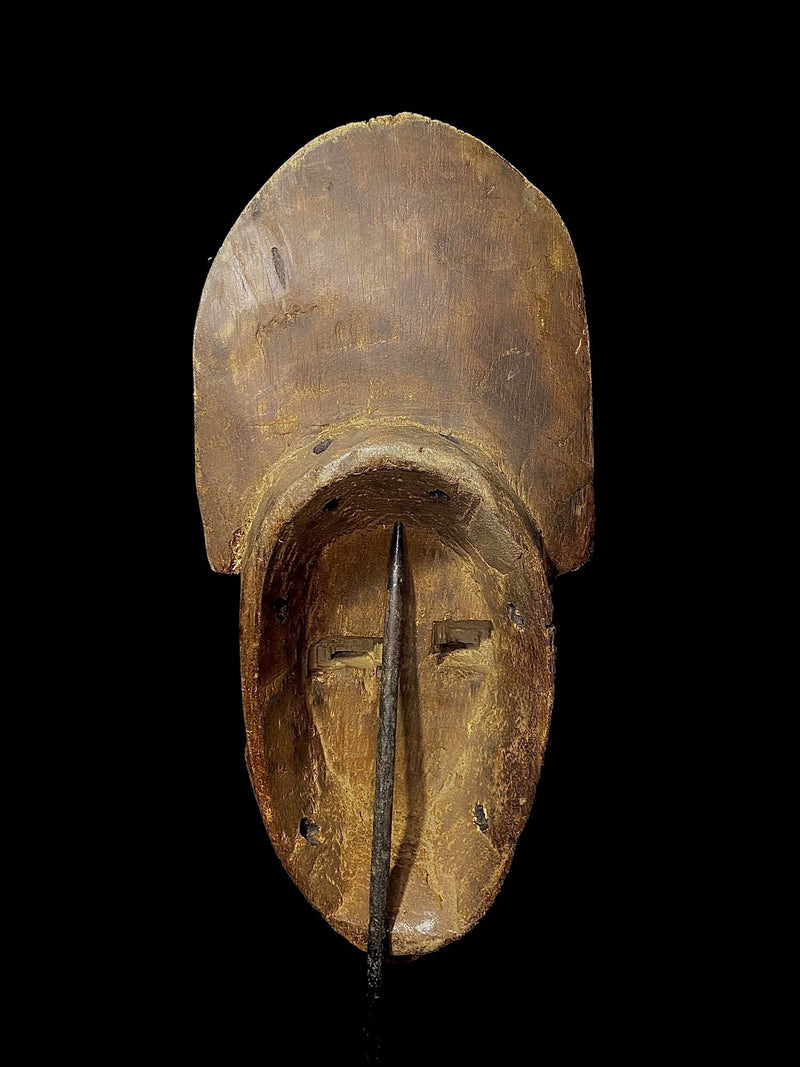 african mask African Tribal Mask Tribal Face Vintage Wood Carved Hanging Bete Guro-5248